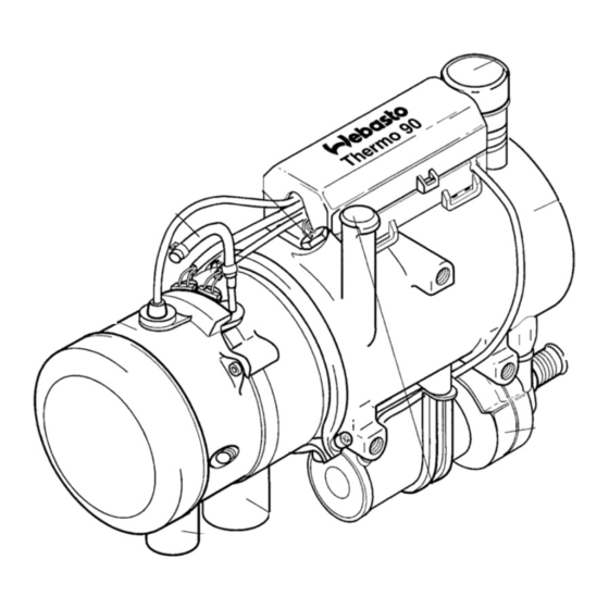 Webasto Thermo 90 Workshop Manual