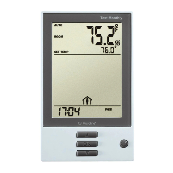 OJ Electronics UCG Thermostat Manuals