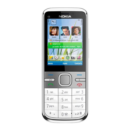 Nokia C5-00.2 RM-745 Symbian smartphone Manuals