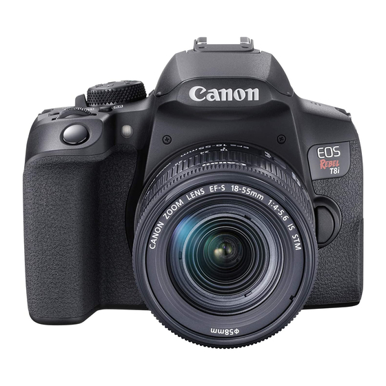 Canon EOS REBEL T8i Manuals