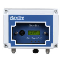 PureAire Air Check O2 Instruction Manual