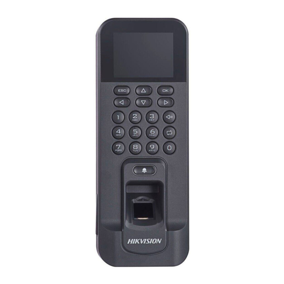 HIKVISION DS-K1T804BMF User Manual