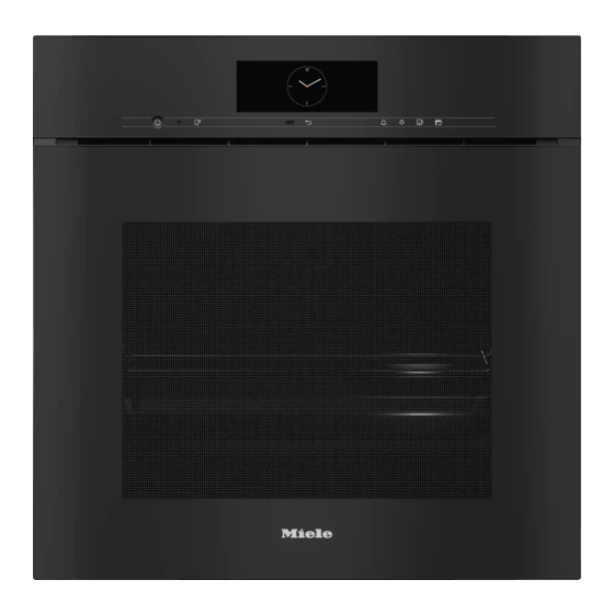 Miele DGC 7860 HCX Pro Operating And Installation Instructions
