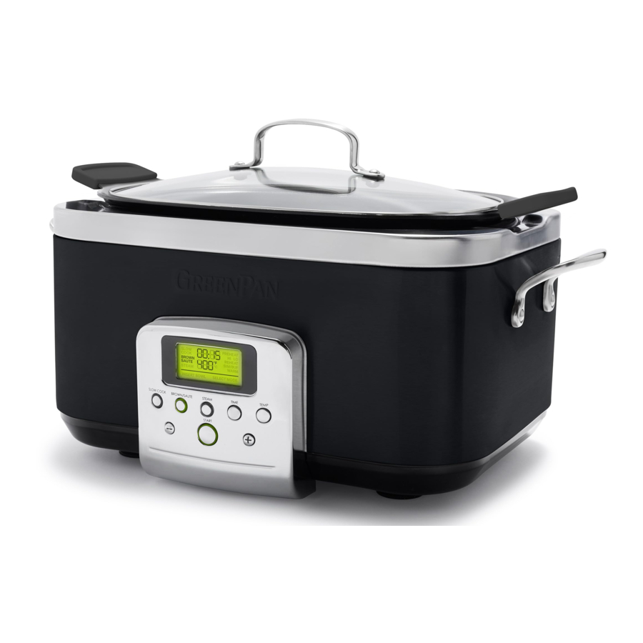 Green Pan Elite 6-Quart Slow Cooker Manual | ManualsLib