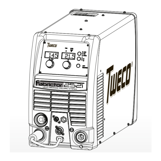 Tweco FABRICATOR 252i Service Manual