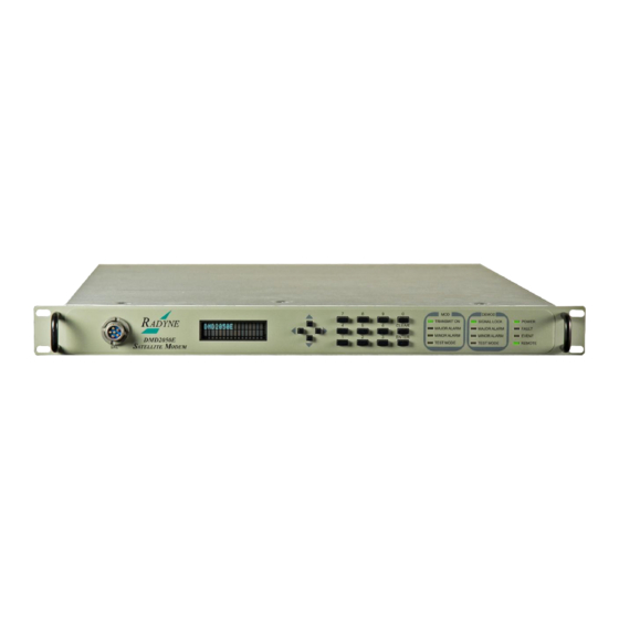 Comtech EF Data DMD-2050E Installation And Operation Manual