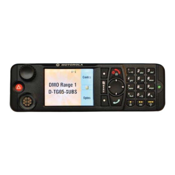 Motorola MTM800 FuG Feature User Manual