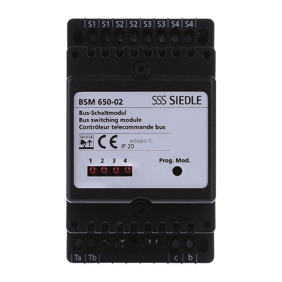 SSS Siedle BSM 650-02 Product Information