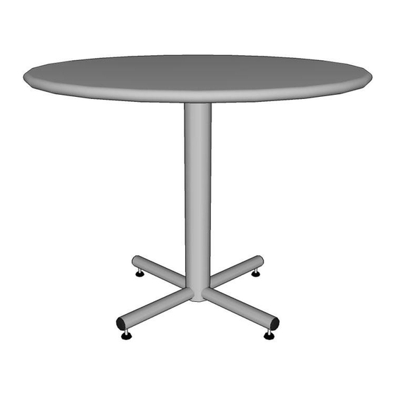 Forms+Surfaces CROSS TABLE Installation Instructions