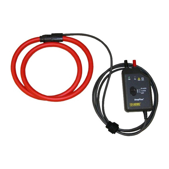 AEMC instruments AmpFlex User Manual