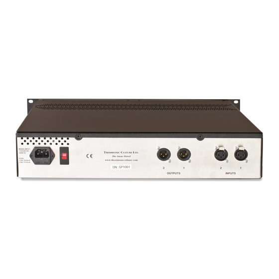 Thermionic Culture Snow Petrel Operating Manual