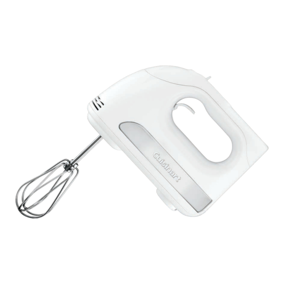 Cuisinart HM-3 Series Instruction And Recipe Booklet