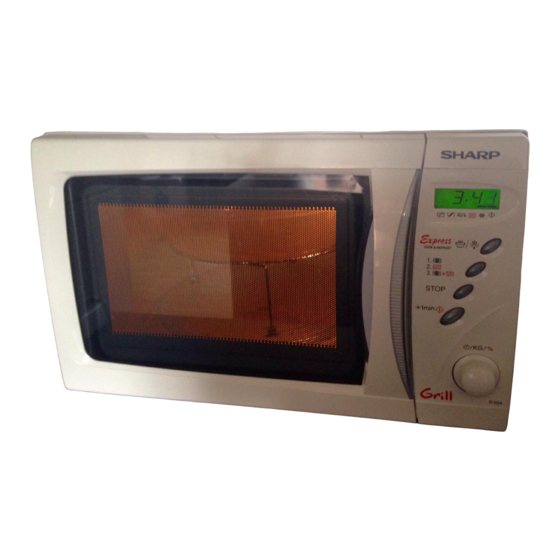Sharp R-634 Operation Manual