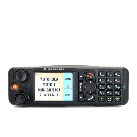 Motorola MTM800 FuG Quick Start Manual