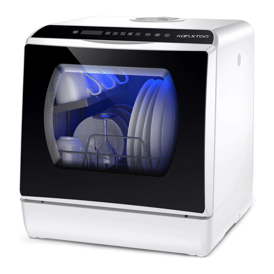 AIRMSEN TDQR03 - Complete Portable Countertop Dishwasher Manual