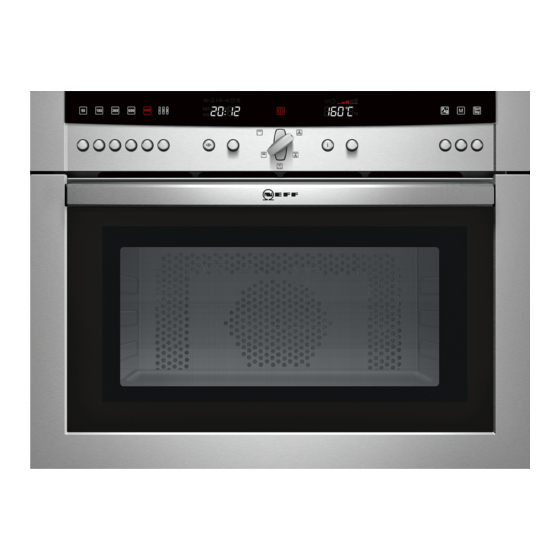 NEFF C57M70N0GB Compact Built-in Oven Manuals