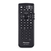 Pioneer CD-R55 - Remote Control - Infrared Owner's Manual