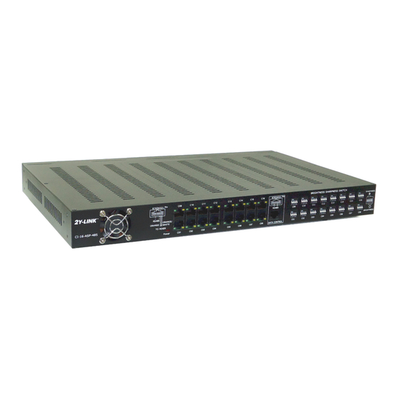 2Y-LINK Technology CI-16-ASP-485 User Manual