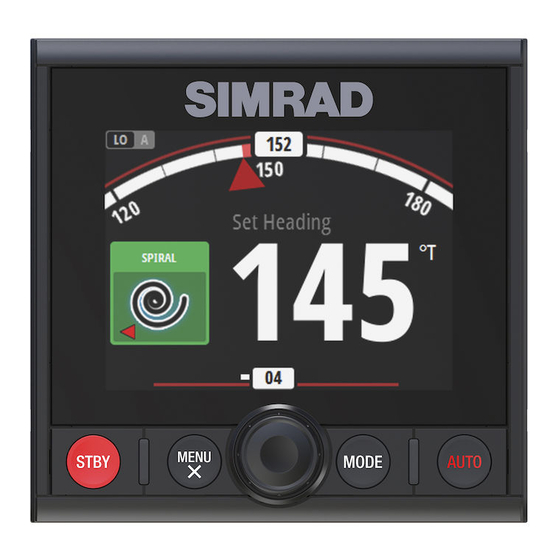 Simrad AP44 Quick Manual