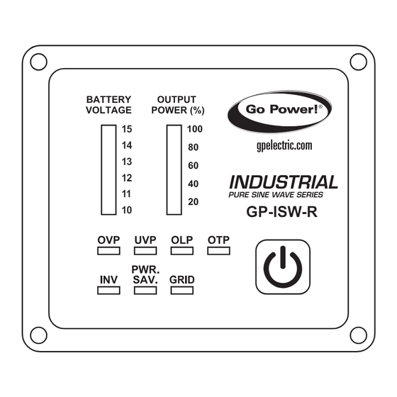 Go Power GP-ISW-R-12 User Manual