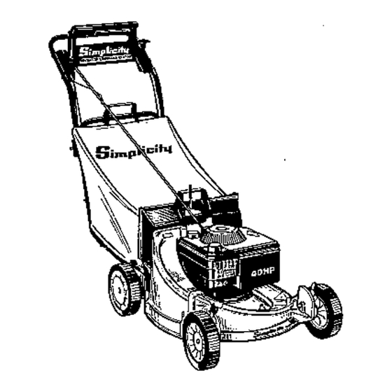 Simplicity 1500 Series Parts Manual