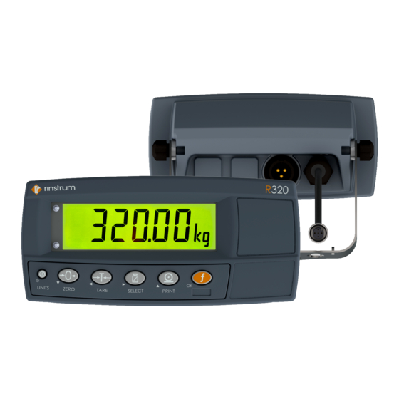 Rinstrum R300 Series Operator's Manual