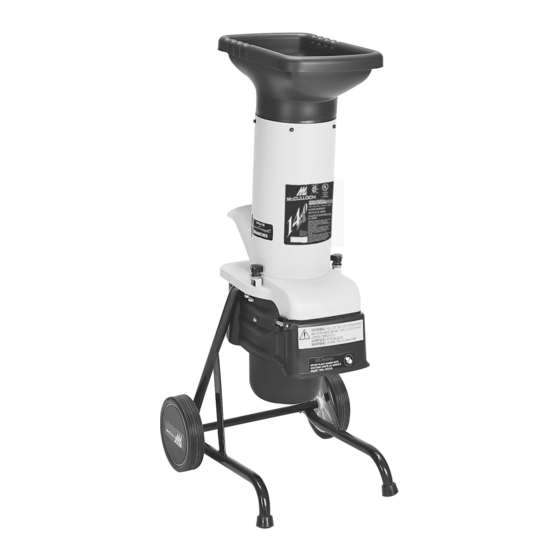 McCulloch MCS1400 User Manual