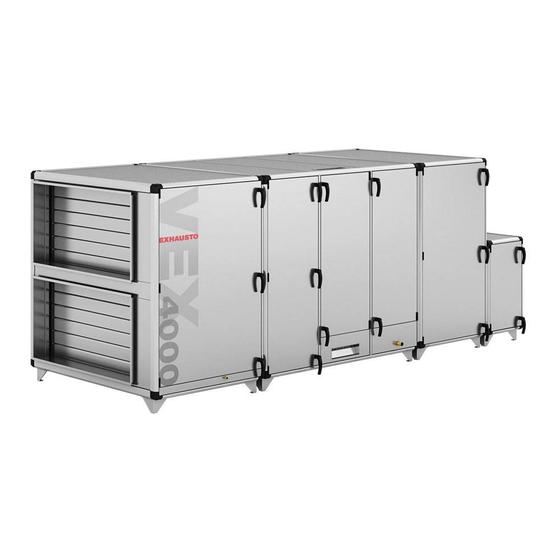Exhausto VEX4000 Maintenance Instructions Manual