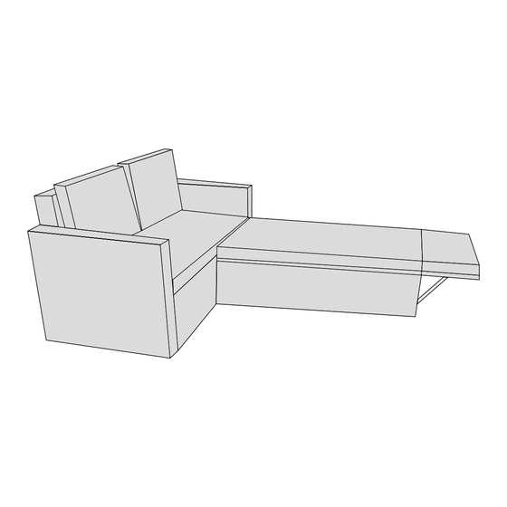 evre Love Bed Lounger 85210 Assembly