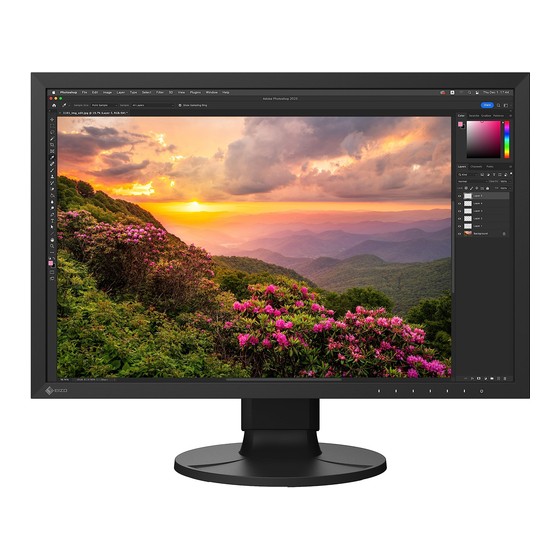 Eizo ColorEdge CS2400S User Manual & Setup Manual