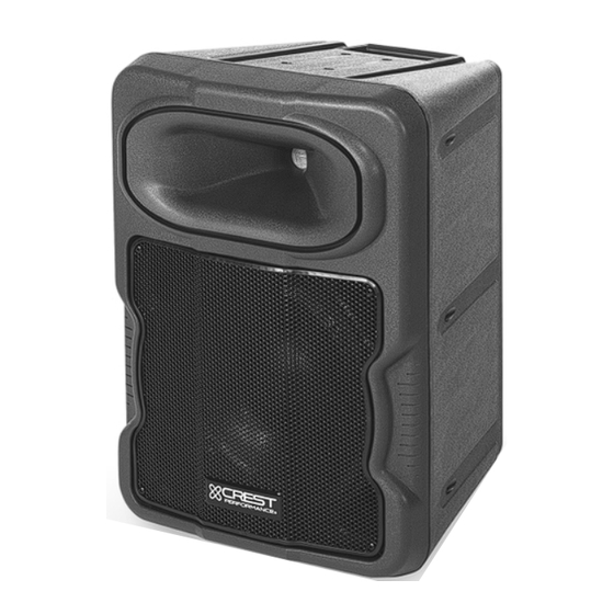 Crest Audio LQ10P LOUDSPEAKER User Manual