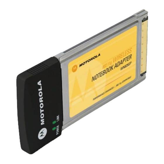 Motorola WN825 Manuals