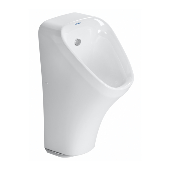 DURAVIT DuraStyle Operating Instructions Manual