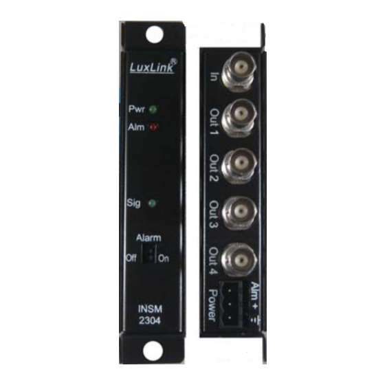 Luxlink INSM-2304 Operating Instructions