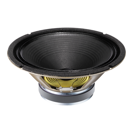 Celestion Classic Series Vintage 30 Specifications