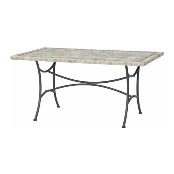 siena GARDEN Ponza 431.282 Assembly Instruction