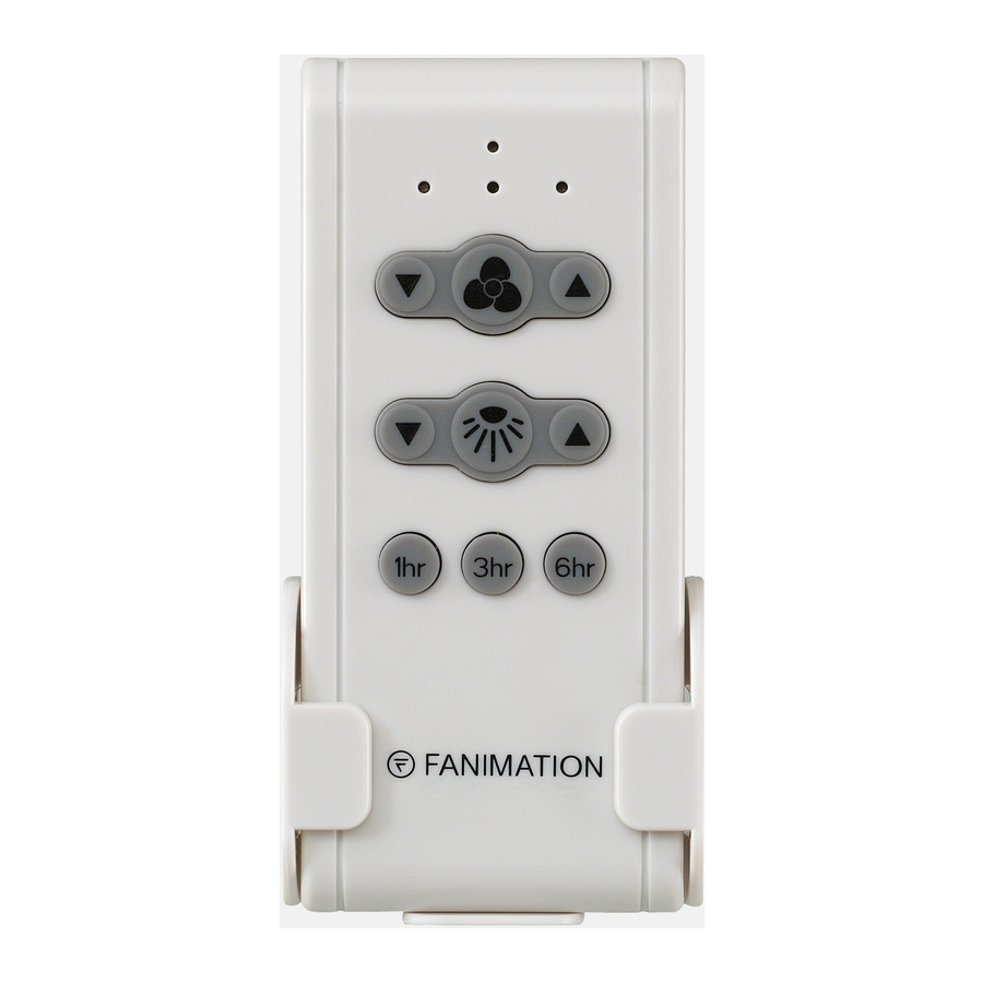 FANIMATION CR500 Remote Control Manual