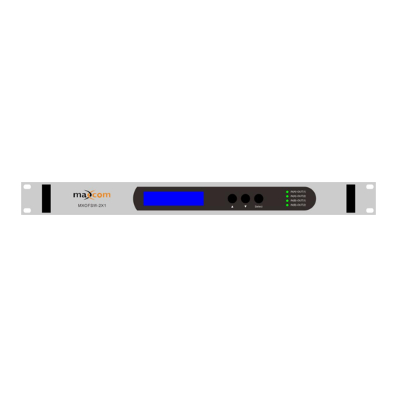 Maxcom MX-OFSW-2X1 User Manual
