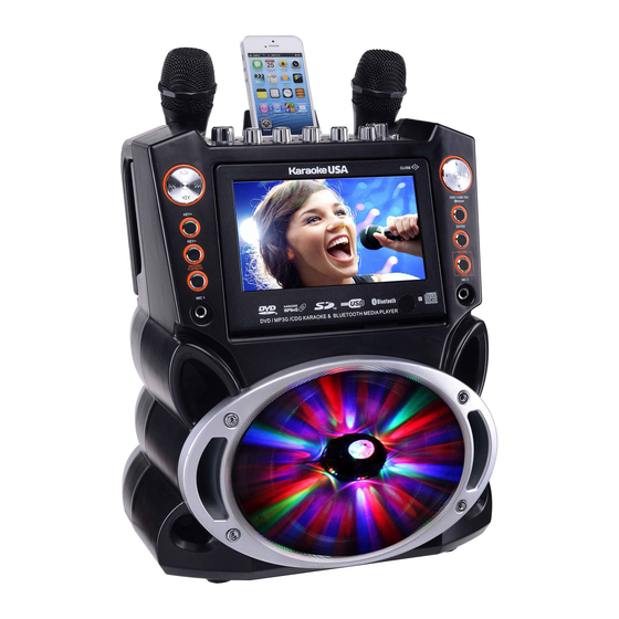 Karaoke USA GF846 User Manual