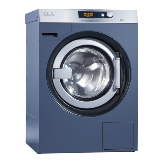 Miele PW 5105 Vario Commissioning Manual