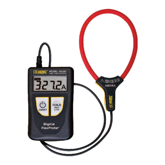 AEMC instruments DIGITAL FLEXPROBE 400D-6 User Manual