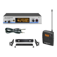 Sennheiser evolution wireless G3 EW 512 G3-A-X Instruction Manual