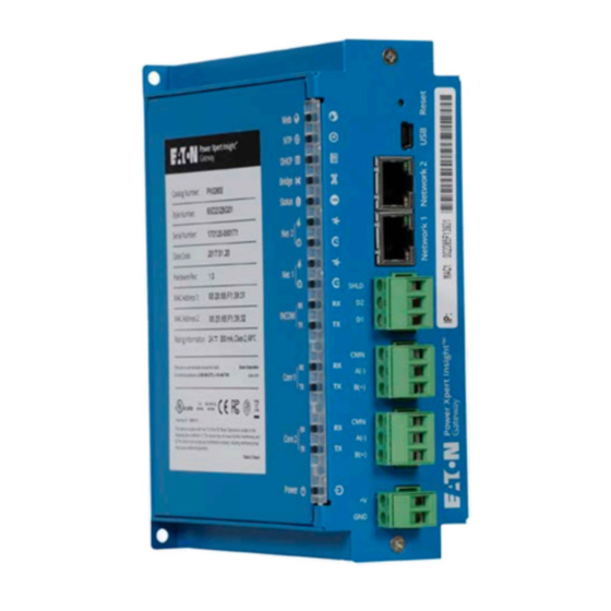 EATON POWER XPERT GATEWAY 900 QUICK START MANUAL Pdf Download | ManualsLib