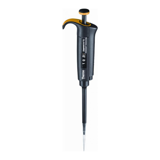 Thermo FINNPIPETTE DIGITAL Instructions For Use Manual