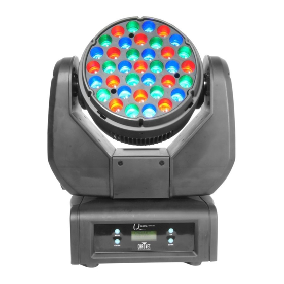 Chauvet Q-Wash 260-LED Quick Reference Manual