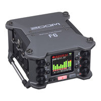 Zoom F6 Supplementary Manual