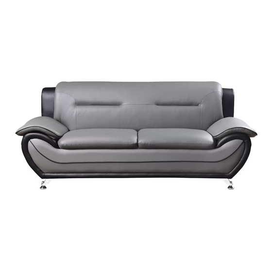 Homelegance Matteo 9419/BU/BLK-2 Assembly Instruction