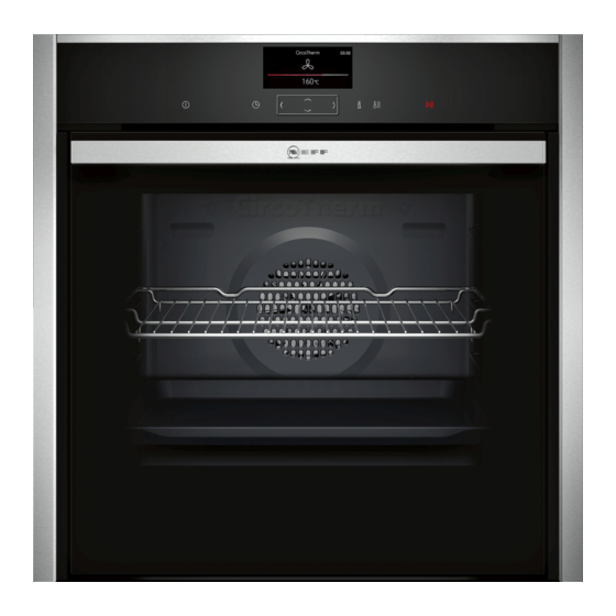 NEFF B57CS22 0 Series Instruction Manual