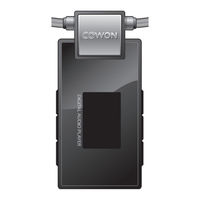 COWON IAUDIOT2 -  VERSION 1.1W Quick Manual