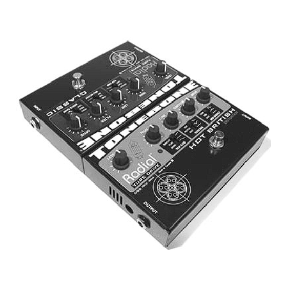 Radial Engineering Tonebone Owner's Manual
